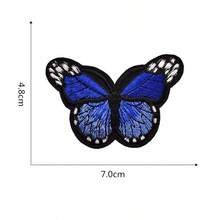 Colorful Butterfly & Flower Pattern Iron-On Embroidery Patch - Fun Design - Easy To Sew Or Iron, Durable Fabric Badge, Suitable For Personalized Jackets, Bags, Etc. - 19-pack - View 8