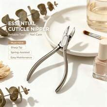 Thickened Stainless Steel Eagle Beak Ingrown Toenail Clipper With Built-In Spring Automatic Rebound, Pointed Tip Precise Trimming For Thick Nails, Foot And Hand Care Tool, 1/2pcs Optional - Dead Skin Pliers - View 3