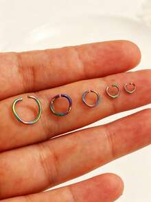 100Pcs 304 Stainless Steel Open Jump Rings, Multi‑Color Connector Rings, Charms For Jewelry Making, DIY Necklace Bracelet Earring Making Supplies - Open Ring - View 4