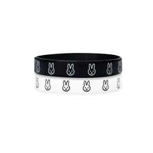 2pcs/Set Minimalist Men's Zodiac Silicone Bracelet - Zodiac Rabbit Black+White - View 9