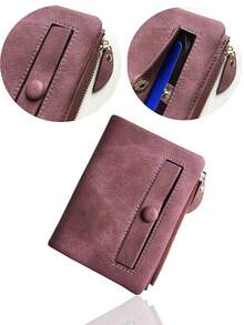 MIYIN Slim Large‑Capacity Ladies Clutch Wallet, Multi‑Compartment Purse For Bank Cards, ID Card, Cash, Zipper Pocket For Coins, Keys And Tiny Accessories - Multicolor - View 4