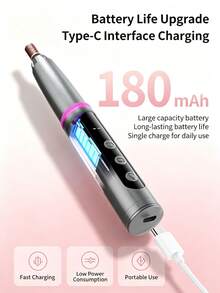 2-In-1 Nail Drill And UV LED Nail Lamp Set, Electric Nail File With Gel Curing Light, Suitable For Nail Art - Multicolor - View 3
