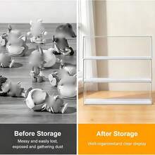 1pc Transparent Acrylic Storage Box, Suitable For Organizing And Displaying Figurines, Decorations, Miniature Models, Collectibles And Model Kits, Ideal Choice For Home Storage And Display - Multicolor - View 8