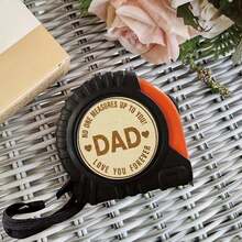1pc Tape Measure Gift For Dad - Inch And Centimeter Units, Shockproof, Thickened Design, High Precision, Durable Steel Tape Measure With Locking Function, Perfect Touching Gift For Father's Day, Birthday, Christmas - Craftsman Woodworking Tool - Multicolor - View 7