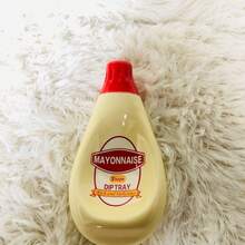 1pc Ceramic Squeeze Ketchup Bottle Shaped Soy Sauce Dish, Mustard Dish, Creative Seasoning Plate, Ceramic Plate - Multicolor - View 5