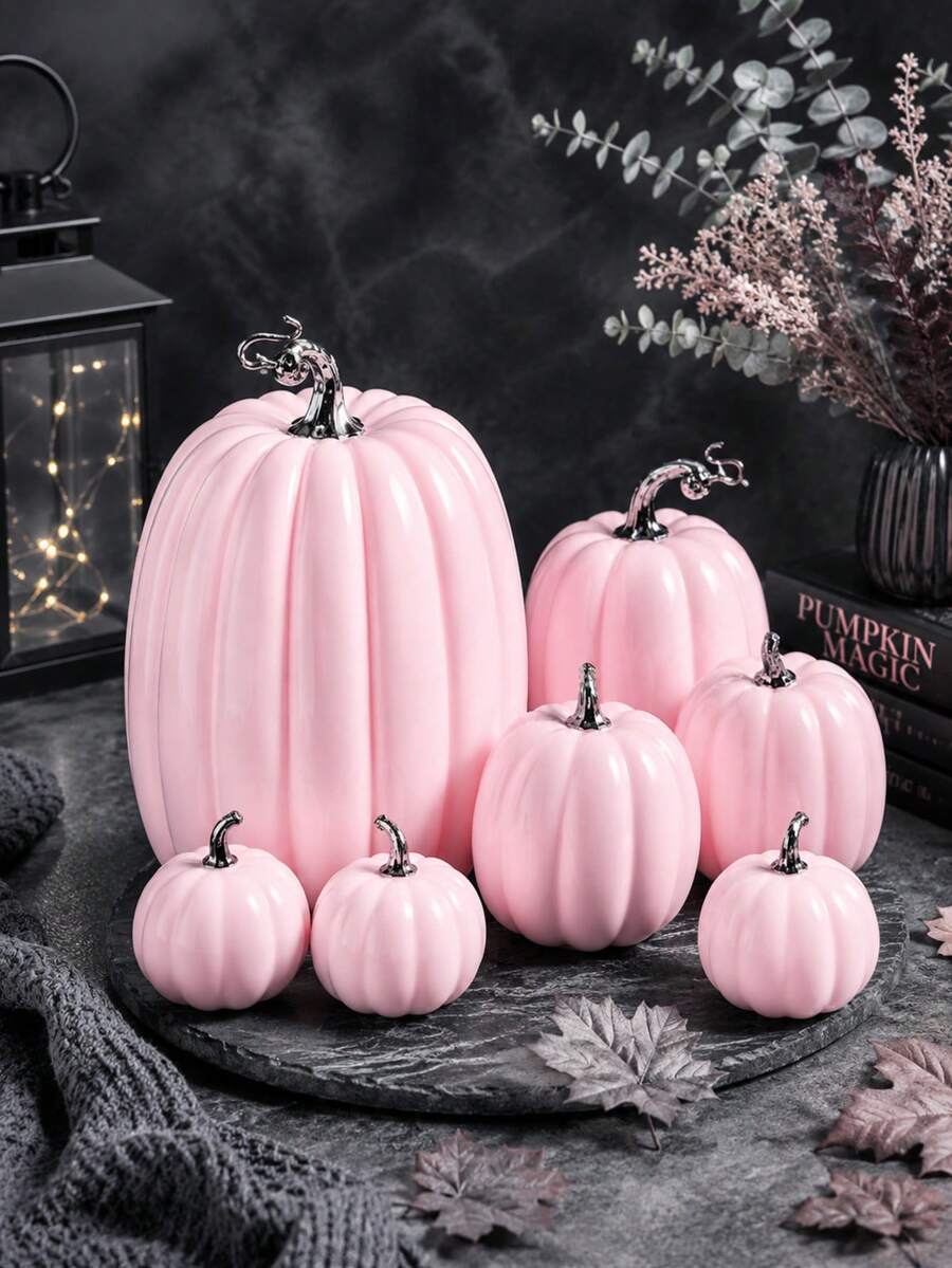 Realistic Pumpkin Decor, Halloween & Autumn Decoration, Artificial Pumpkin, Thanksgiving Table Centerpiece, Fireplace Mantle, Kitchen, Wedding, Friends Thanksgiving Party Home Decor