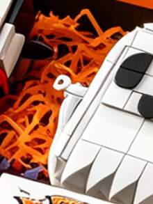 Particle Assembly, Halloween Theme Multiple Fun Figurines, Quirky And Eye-Catching Designs, Can Be Assembled And Displayed, Home Desktop Decor, Suitable For Building Block Enthusiasts Leisure Play, Perfect For Halloween, Christmas, Thanksgiving And Back To School Gifts - Multicolor - View 9