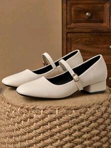 Women Flats - Beige - View 4