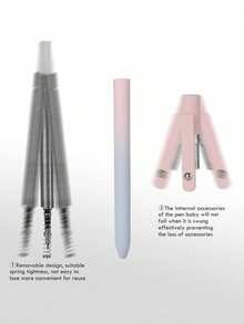5pcs Startraveler Gel Pen Set, Aurora Design, Retractable Quick-Dry Black Ink Pens, 0.5mm Fine Tip, Premium Cute Ballpoint Pens, Smooth Writing, Soft Tones, Comfortable Grip, Suitable For School And Office Use. - Sets - View 7
