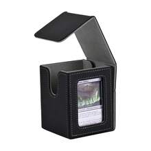 Magic Card Box, Includes 2 Commander Display Stands, Holds 310+ Cards, Comes With Magic Card Dice Tray, Leather Material, Magnetic Design, Suitable For TCG, Collectible Card Games, Magic Cards - Multicolor - View 7