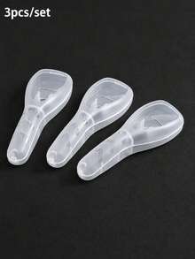 Compact And Protective Razor Case – Transparent, Dust-Proof Travel Storage Box, Durable Plastic Razor Holder - 1 Piece Set - View 2