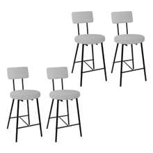 Dining Chairs - Light Grey - View 3