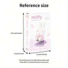 Official Authorized Miffy Foldable Phone Stand Blind Box, Cute Rabbit Character Phone Holder, ABS And Silicone Material Foldable Phone Stand, Cute Style Desktop Phone Holder, Portable Adjustable Smartphone Stand, 1 Random - Multicolor - View 8