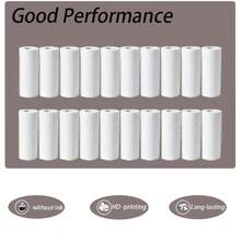 5/10 Rolls 57*25mm Thermal Paper Rolls, BPA‑Free Mini Pocket Printer Refill Paper, Clear Printing For Mistake Notes Memo Photo, Compatible With Paperang Mini Thermal Printer, Back To School School Supplies - 57 X 25 mm - View 5