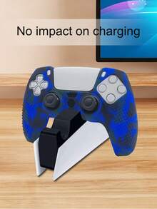 Compatible With PlayStation 5, Water Transfer Printing Design Controller Protective Case, Anti-Slip, Anti-Sweat, Anti-Dust, Anti-Scratch, Better Grip, Enhanced Gaming Experience, Valentine's Day Confession/Autumn Romantic Gift - View 5
