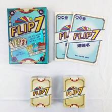 Hasbro Flip 7 adalah permainan kartu papan yang cocok untuk acara kumpul keluarga dan permainan meja santai. Ini adalah permainan kartu interaktif antara orang tua dan anak yang cocok untuk 3 pemain atau lebih. - Perak - View 4