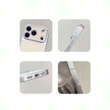 1pc TPU Material Christmas Gingerbread Man Bow Pattern Phone Case Suitable For Apple 17promax/17/16promax/15/13/12/11 Large Window Skin Full Coverage Anti-Drop Soft Shell Phone Protective Cover - Silver - View 6