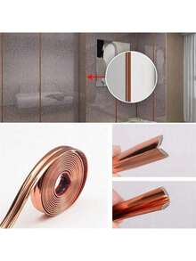 1 Roll 2cm X 3m Self-Adhesive Decorative Edge Tape, PVC Wall Trim, For Tile Edges And Corner Decoration - A - View 10