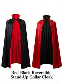 3pcs/1pc Halloween Costume Cape, Devil Headband, Trident Party Costume Props Set - Multicolor - View 3