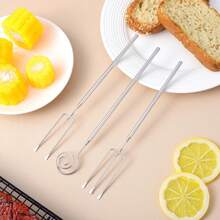 3pcs Chocolate Dipping Tools, Stainless Steel Truffle Candy Dipping Tool Set, Baking Supplies Stainless Steel Hot Pot Forks, Home Baking Kitchen Utensils, Dishwasher - View 8