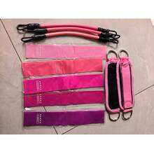 10pcs Yoga Resistance Band Set With Ankle Straps, Multi-Intensity Leg And Hip Shaping Fitness Training Equipment - B - View 12