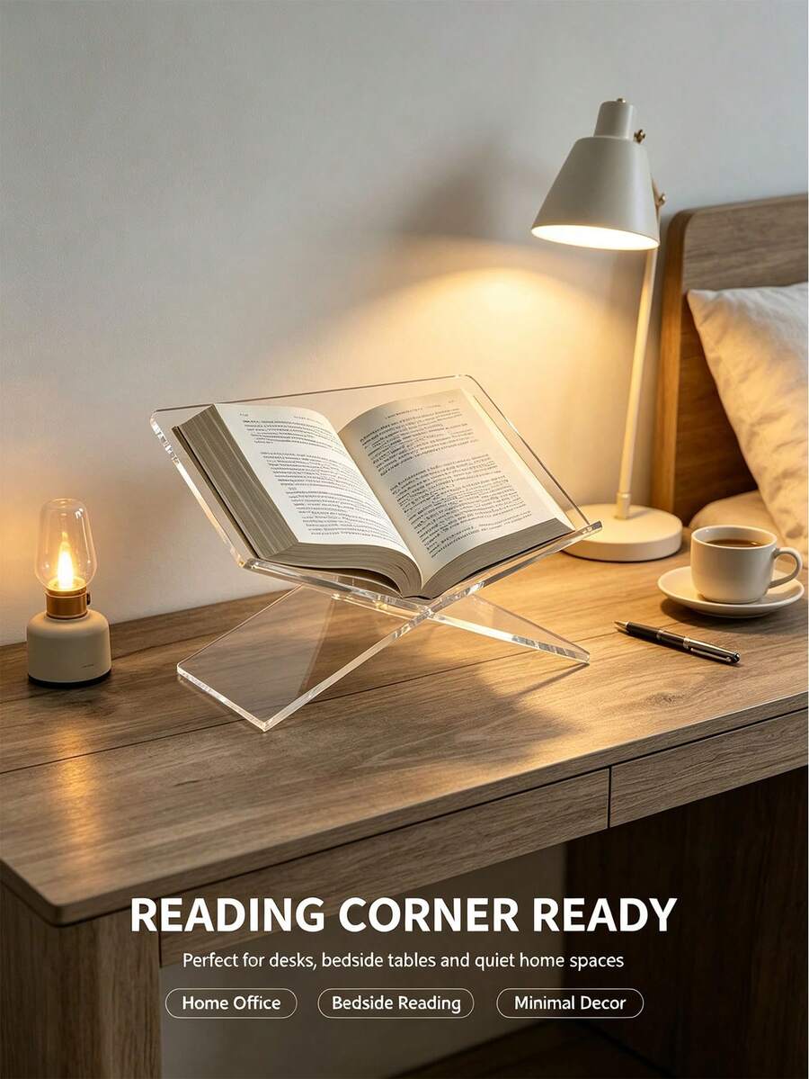 Open Display Shelf, Large Wooden Bookshelf, Coffee Table Rack, Wooden Easel, Suitable For Magazines, Artworks, Cookbooks, Bibles, Etc. - Multicolor - View 1