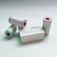 5.7cm Width * 3m Length Continuous Roll - Fits Most Mini Portable Thermal Label Printers; No Pre-Cut Sheets, Tear To Any Custom Length You Need. - Multicolor - View 1