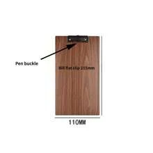 A4/A5/Bill Clip Wood Grain Fiber Writing Board, Clipboard, Signature Board, Document Holder, Menu/Bill Folder Board - A - View 7