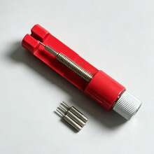 Metal Adjustable Height Watch Band Removal & Repair Tool - Red - View 3