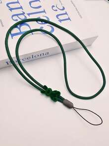 1pc Solid Color Flocked Rabbit Pendant Thin Nylon Phone Lanyard, Cute Flocked Rabbit Decor Anti-Loss Wrist Strap, Multi-Color Rope Style, Suitable For Daily Matching, Can Be Used As Keychain, Bag Pendant Accessory - Multicolor - View 16