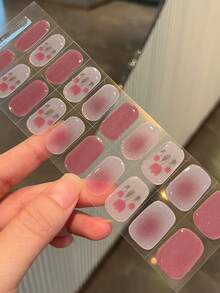 Nail Stickers Color Gradient DIY Self Adhesive DIY Art Decals Strips Manicure Decorations Suitable For Home, Workplace, Outdoor Travel, Gift Giving, Salon - Multicolor - View 5