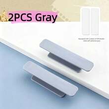2pcs Self-Adhesive Door Handle, Drill-Free Cabinet Drawer Pull, Adhesive Window Glass Sliding Door Knob, Furniture Hardware Accessory For Home Kitchen Wardrobe - New Pull-out - View 10