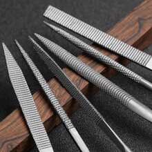 6pcs Woodworking File Set, For Carving, Shaping, Woodworking, Wood Craft, Grinding - 6pcs/Set - View 5