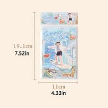 1 buah Buku Stiker, Stiker Adegan Karakter Kehidupan Sehari-hari Bertema Empat Musim, Warna Cerah & Ilustrasi Indah, Stiker Scrapbook Multifungsi untuk Dekorasi, Jurnal Seni, Pembuatan Kartu, Stiker DIY Buatan Tangan, Hadiah Liburan - Buku stiker - View 2