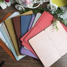 20/50pcs DIY Rounded Corner Foldable Greeting Cards - 19.7x14.8cm/7.75x5.8in Blank Doodle Cards. Available In Pearlescent, Kraft And Solid Color Cardstock. Suitable For Birthday, Wedding, Thank You Party And Daily Correspondence - Greeting Card - View 3