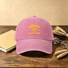1pc Boston Hockey Graphic Print Washed Baseball Cap Adjustable Vintage Hat For Sports Street Casual Daily Outdoor Travel - Multicolor - View 11