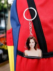 Acrylic Photo Keychain B2 - Customized Acrylic Photo Keychain, Personalized Keychain, Custom Bag Charm, Customizable Pet/Couple/Family Photos, Birthday Gift, Women's Keychain, Valentine's Day, Anniversary, Unique Gift - Multicolor - View 6