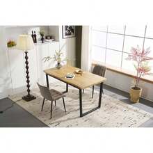 [ Table for sale ] Dining table for 4 people for 2 people width 140cm Stylish very easy to assemble Solid high-end vintage style Modern for guest stud - オーク - チェックする 10