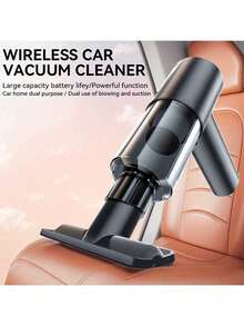 CHIGO High Power Cordless Handheld Vacuum Cleaner, 2-In-1 Blow And Suction Function, HEPA Filter, USB Charging. Portable Air Duster, Suitable For Sofa, Chair And Home Cleaning. Car Vacuum Cleaner, Can Clean Keyboard, Dust Collector, Suitable For Tech Enthusiasts And Pet Owners - Multicolor - View 7