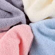 sanrou 2pcs-Toalha Ultra Soft Towel - Super Absorbent Lightweight Multi-Color Options, Essential For Home Bathroom, With Reinforced Edge Striped Design, Pink & Blue Modern Style | Towel Series, Perfect Gift - Multicolor - View 2