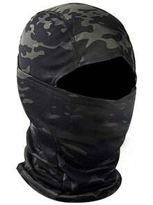 1pc Or 2pcs Or 3pcs Universal Ski Balaclava Face Mask, Windproof Full Face Head Cover, UV Protection Ski Headscarf, Suitable For Outdoor Combat Military Tactical Hiking And Wilderness Exploration - Multicolor - View 9