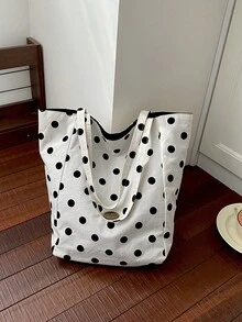 新款女款大容量休閒通勤單肩包，輕量極簡手提包，時尚百搭托特包 - 彩色 - 查看 10