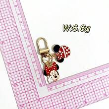 2pcs Disney New Cute Mickey Minnie Couple Keychain, Exquisite Unisex Metal Pendant Key Chain For Bag - View 11
