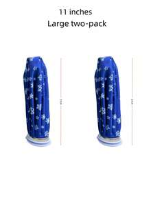 Túi chườm đá vải tái sử dụng 9 inch và 11 inch, có thể nạp lại bằng nước, phù hợp làm mát mùa hè và sử dụng hàng ngày, chất liệu chống rò rỉ, thiết kế miệng rộng dễ đổ đầy, đa năng - A - Xem 14
