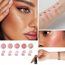 Effortless Sculpt Blush Contour Makeup Set, Marbled Baked Blush Brings Luminous Natural Flush, Contour Stick Enhances Facial 3D Effect. Lightweight Non‑Greasy Texture, Keeps Flawless All‑Day Look For Various Makeup Styles. - Set - View 4