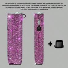 BLBLBL 1SET (1pc Protective Case + 1pc Disassembly Tool) Multi-Color Solid Color Sparkling Rhinestone 360° Artificial Diamond With Large Hanging Hole Luxury Electronic Cigarette Protective Shell FOR IQOS ILUMA I ONE/ILUMA ONE; Suitable For Daily Protection Of Your IQOS Lrma I-One, The Diamond Sparkling Features Are Even More Prominent Under Brilliant Lights And Sunlight! More High-End As A Gift - Diamond Version - View 18