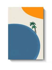Modern Living Room Decor Painting Nordic Minimalist Creative Cartoon Animal Geometric Color Block Abstract Fresh Children's Room Art - Multicolor - View 3