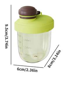 1pc/Portable Baby Formula Canister/Out-Of-Home Baby Formula Canister/Sealed Canister/Compact & Portable/Material: PP/Capacity: 100ml - Multicolor - View 6