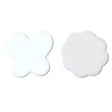 ART LALIC 2Pcs Butterfly Flower Shaped Silicone Nail Art Mixing Palette, Easy Clean Makeup Pigment Gel Polish Foundation Color Mixing Pad - Multicolor - View 8