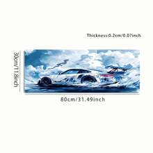 1 Large Esports Gaming Mouse Pad – Featuring A Blue-And-White Wave, Racing, And Dragon-In-The-Clouds Design; Large Desk Mat With Non-Slip, Washable Rubber Base; Stain-Resistant Gaming Mouse Pad And Desk Accessory. - Mouse Pad - View 5